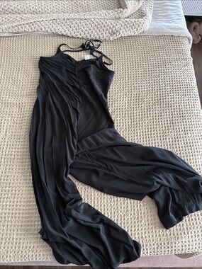 Casual black romper